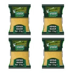 Yazar Köftelik Bulgur 2 Kg x 4 Paket