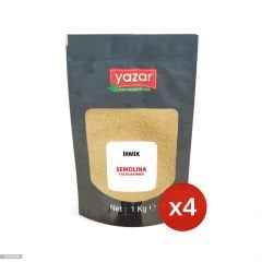 1 Kg x 4 Paket Yazar İrmik (Helvalık)