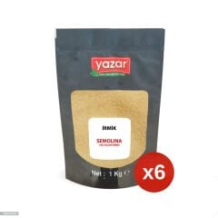 1 Kg x 6 Paket Yazar İrmik (Helvalık)
