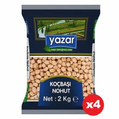 Yazar Koçbaşı Nohut 2 Kg x 4 Paket