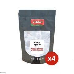 1 Kg x 4 Paket Yazar Buğday Nişastası