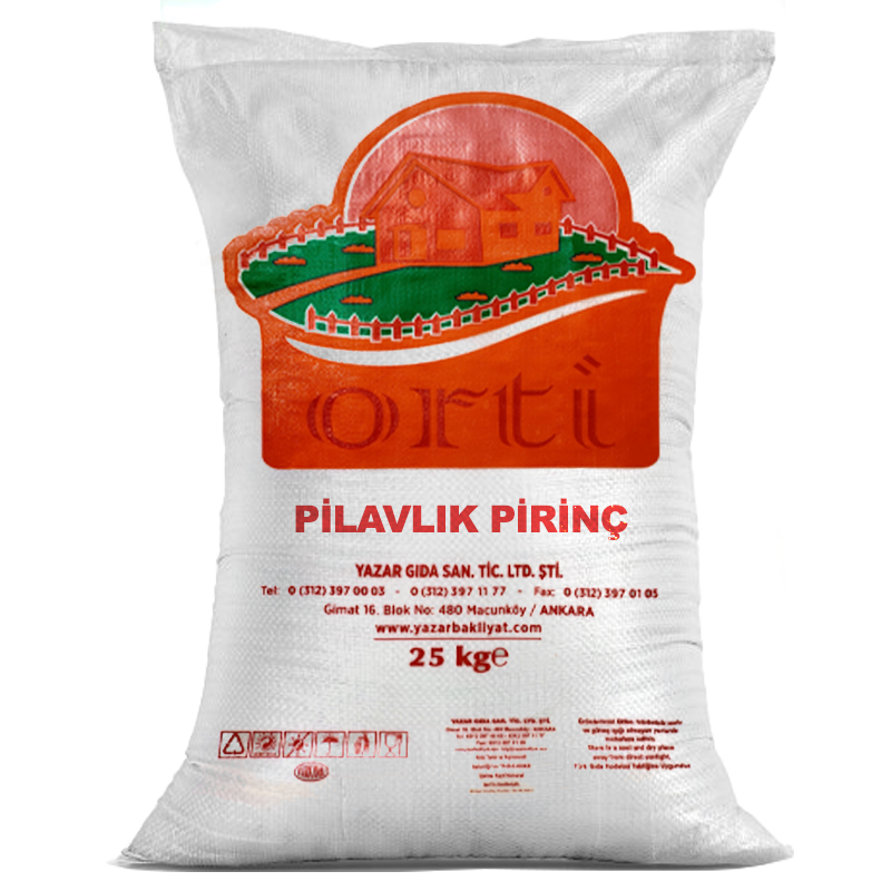 Orti Ucuz Uygun Fiyat Pilavlık Pirinç 25 Kg