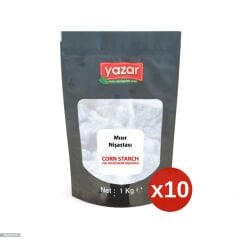 1 Kg x 10 Paket Yazar Mısır Nişastası