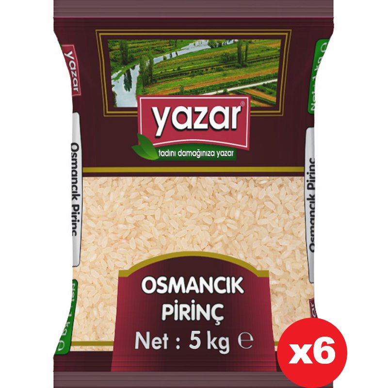 Yazar Osmancık Pirinç 5 Kg x 6 Paket
