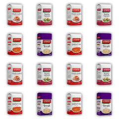 Yazar 500Gr İrmik+500Gr Pudra Şekeri+400Gr Galeta Unu+400Gr Buğday Nişastası x4 -16lı Set
