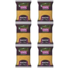 Yazar Pilavlık Bulgur 5 Kg x 6 Paket