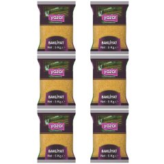 Yazar Pilavlık Bulgur 5 Kg x 6 Paket