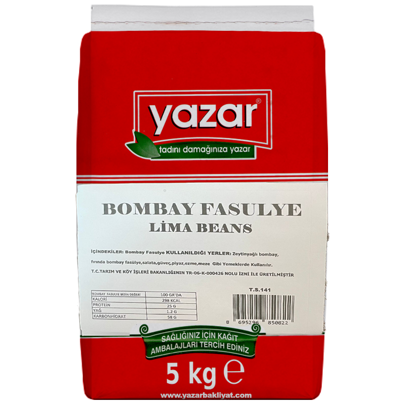 Yazar Bombay Fasulye 5 Kg