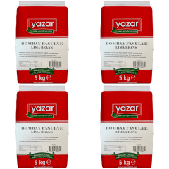 Yazar Bombay Fasulye 5 Kg x 4 Paket