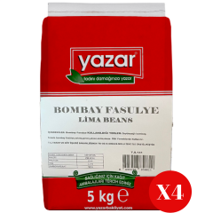 Yazar Bombay Fasulye 5 Kg x 4 Paket