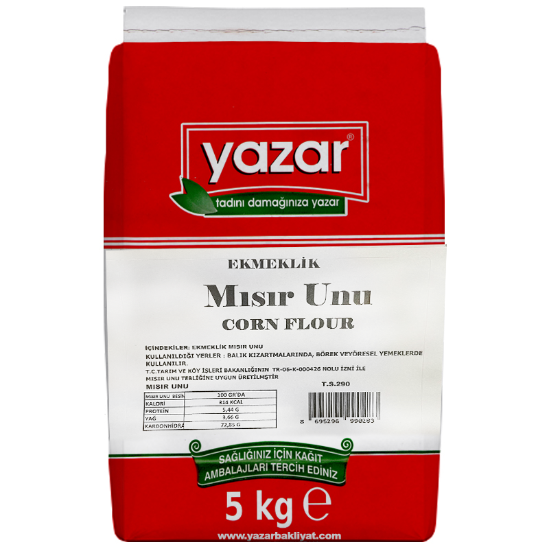 Yazar Ekmeklık (Karadeniz) Mısır Unu 5 Kg