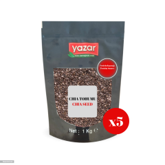 Yazar Chia Tohumu 1 Kg x 5 Pak
