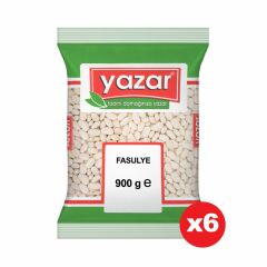 Yazar Kuru Fasulye 900 Gr. x 6 Paket