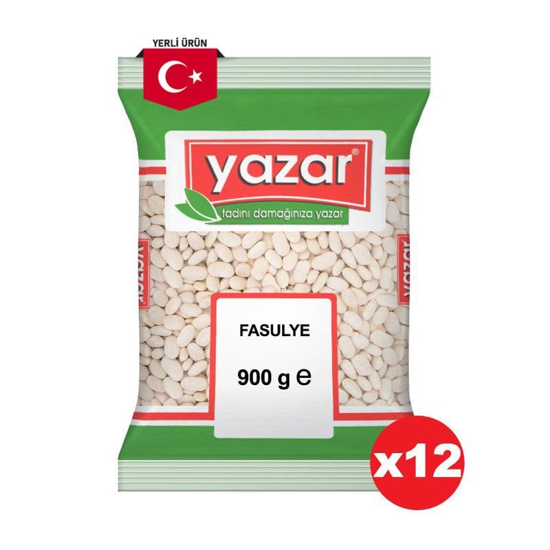 Yazar Kuru Fasulye 900 Gr x 12 Paket