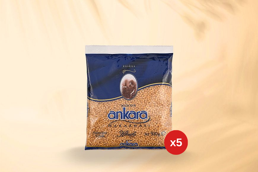 Nuh'un Ankara Kuskus Makarna 500 Gr x 5 Paket