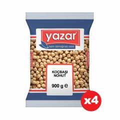 Yazar Koçbaşı Nohut 900 Gr x 4 Paket