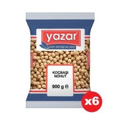 Yazar Koçbaşı Nohut 900 Gr x 6 Paket