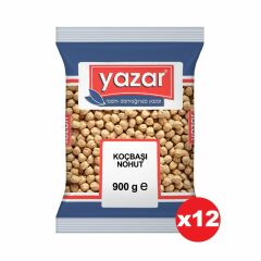 Yazar Koçbaşı Nohut 900 Gr x 12 Paket