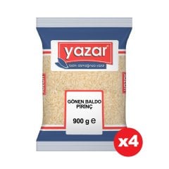 Yazar Gönen Baldo Pirinç 900 Gr x 4 Paket