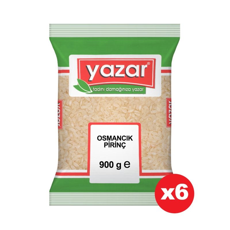 Yazar Osmancık Pirinç 900 Gr x 6 Paket