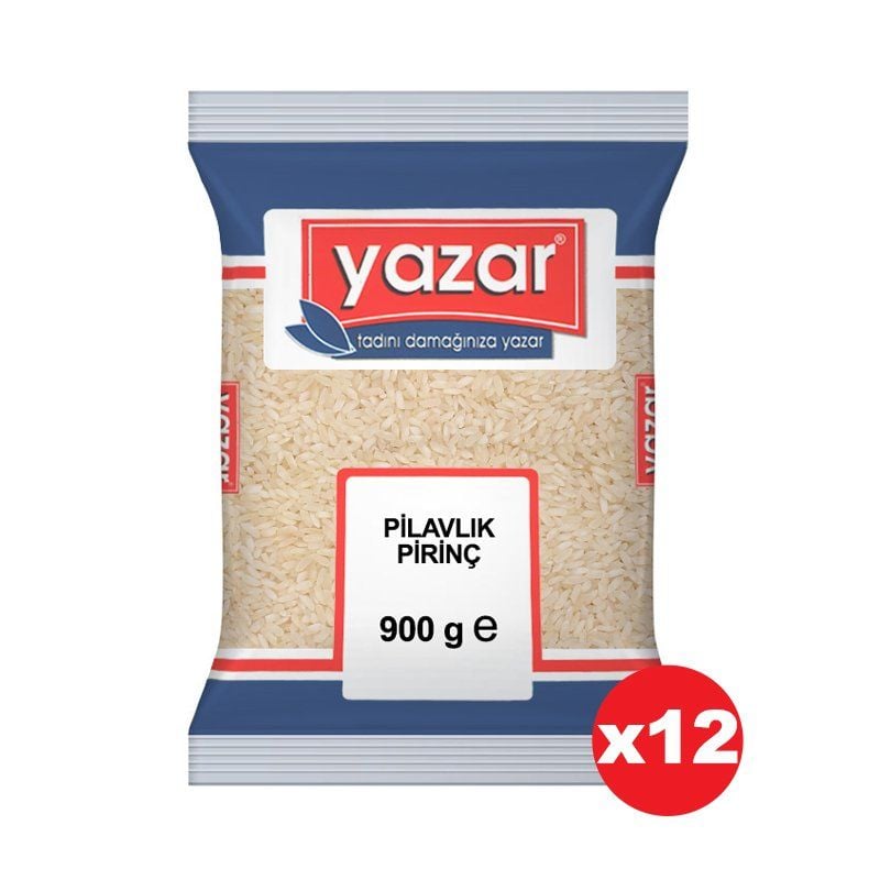 Yazar Pilavlık Pirinç 900 Gr x 12 Adet