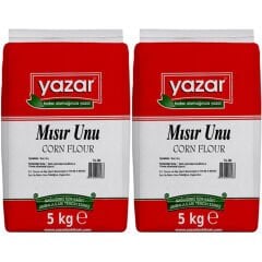 Yazar Mısır Unu (Glutensiz) 5 Kg x 2 Paket