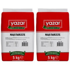 Yazar Maş Fasulye 5 Kg x 2 Paket