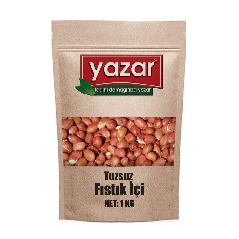 Yazar Kuruyemiş Çiğ Fıstık İçi Sade 1 Kg