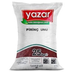Yazar Pirinç Unu 25 Kg Çuval (Sade)