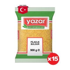 Yazar Pilavlık Bulgur 900 Gr x 15 Paket