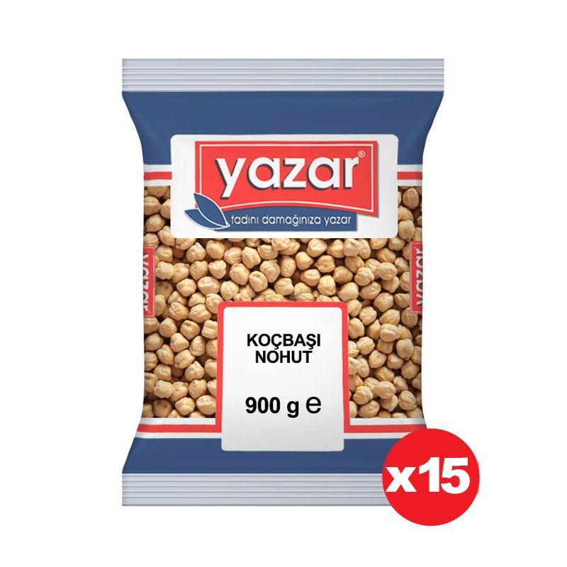 Yazar Koçbaşı Nohut 900 Gr x 15 Paket