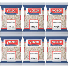 Yazar Basmati Pirinç 750 Gr x 6 Paket