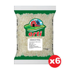Orti Osmancık Pirinç 1 Kg x 6 Paket