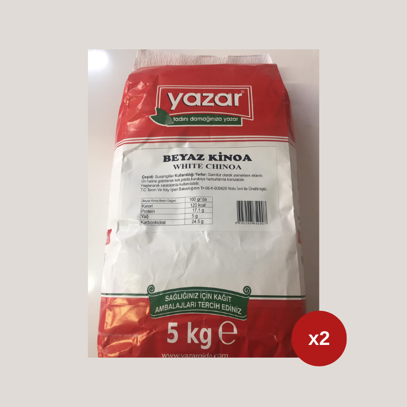 Yazar Kinoa 5 Kg X 2 Paket