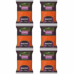 Yazar Yerli Kırmızı Mercimek 5 Kg x 6 Paket