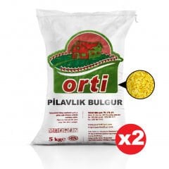 Orti Pilavlık Bulgur 5 Kg x 2 Paket