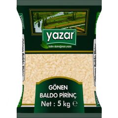 Yazar Kristal Toz Şeker 5 Kg + Gönen Baldo Pirinç 5 Kg