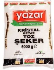 Yazar Kristal Toz Şeker 5 Kg + Pastalık Böreklik Un 5 Kg