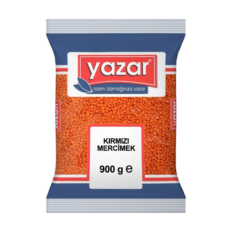 Yazar Kırmızı Mercimek 900 Gr