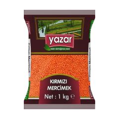 Yazar Yerli Kırmızı Mercimek 1 Kg