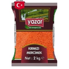 Yazar Kırmızı Mercimek 2 Kg