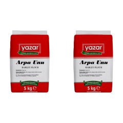 Yazar Taş Değirmende Öğütülmüş Arpa Unu 5 Kg x 2 Paket