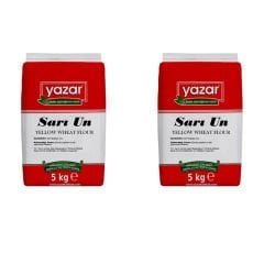 Yazar Taş Değirmende Öğütülmüş Sarı Un 5 Kg x 2 Paket