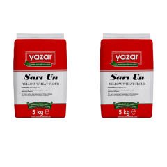 Yazar Taş Değirmende Öğütülmüş Sarı Un 5 Kg x 2 Paket