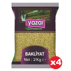 Yazar Yeşil Mercimek 2 Kg x 4 Paket