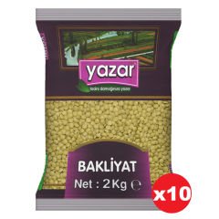 Yazar Yeşil Mercimek 2 Kg x 10 Paket