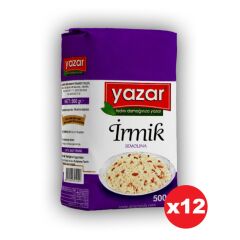 Yazar İrmik 500 Gr x 12 Paket