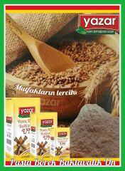 Yazar Taş Değirmende Öğütülmüş Tam Buğday 5 Kg + Kepekli Un 5 Kg = 10 Kg Un