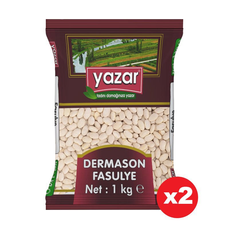 Yazar Dermason Fasulye 1 Kg x 2 Paket