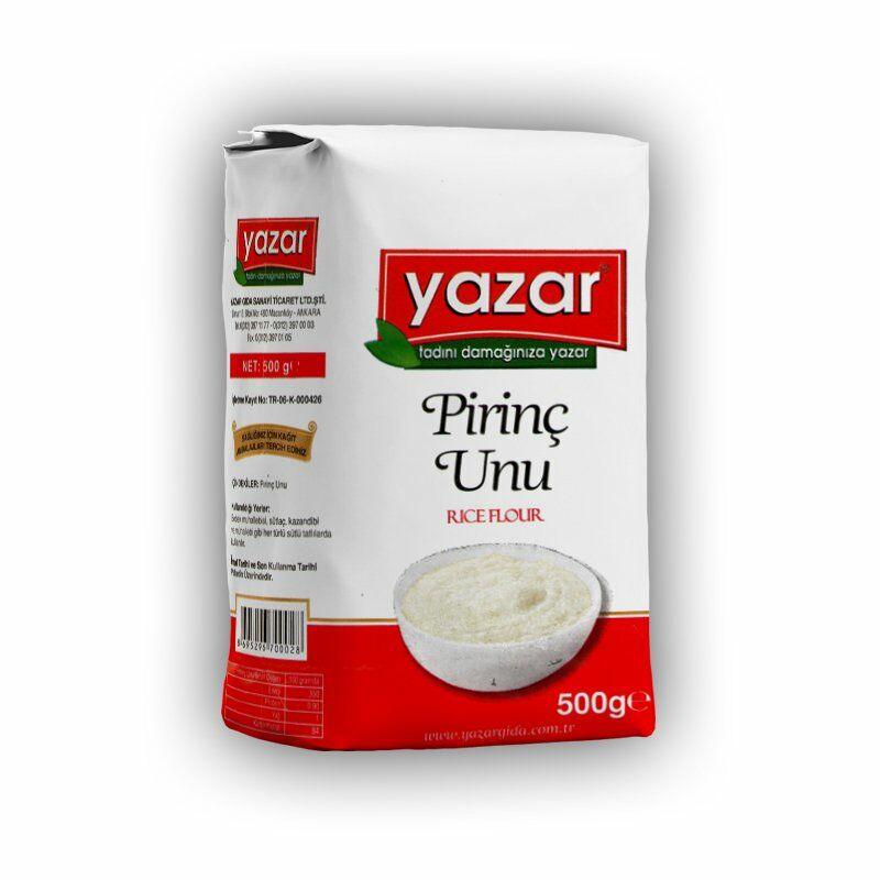 Yazar Sade Pirinç Unu 500 Gr (Glutensiz)